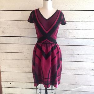 Alta geometric knit dress